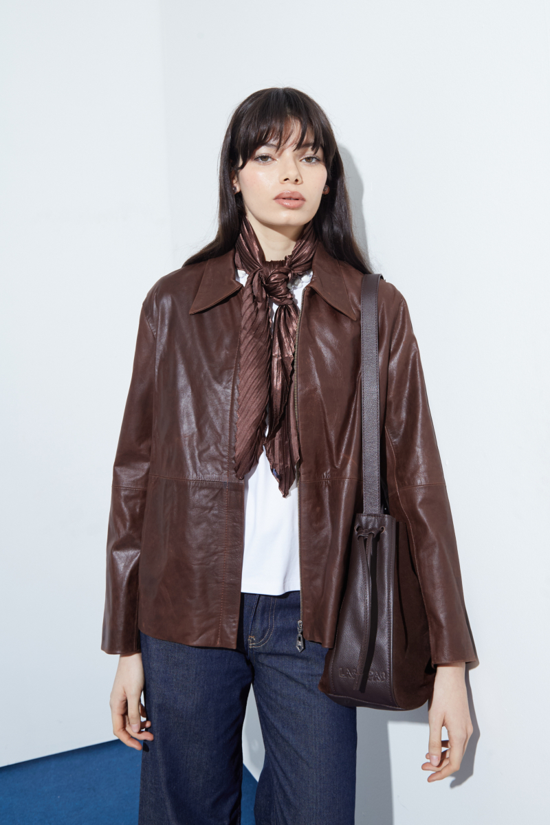 CAMPERA DE CUERO GILLIAN // VACUNO