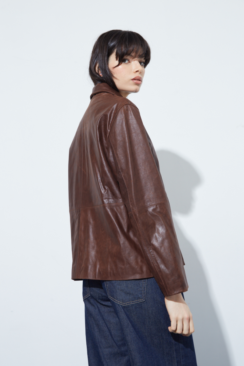 CAMPERA DE CUERO GILLIAN // VACUNO