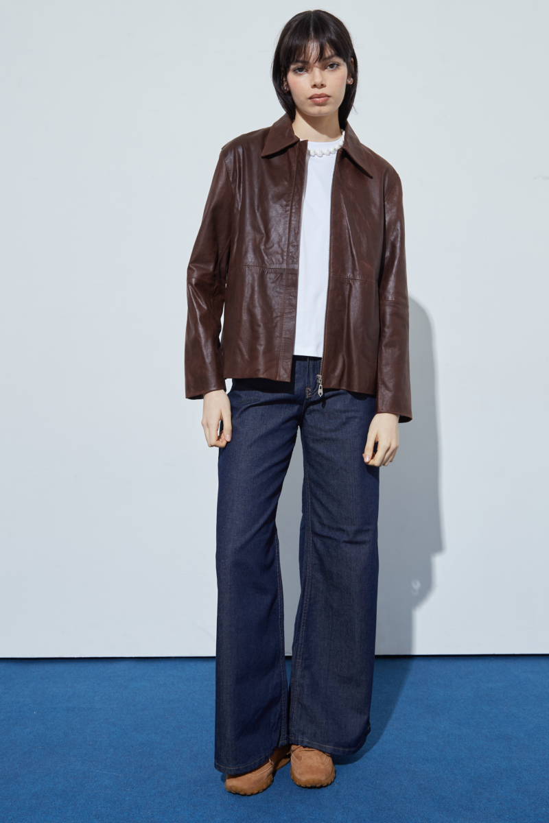 CAMPERA DE CUERO GILLIAN // VACUNO