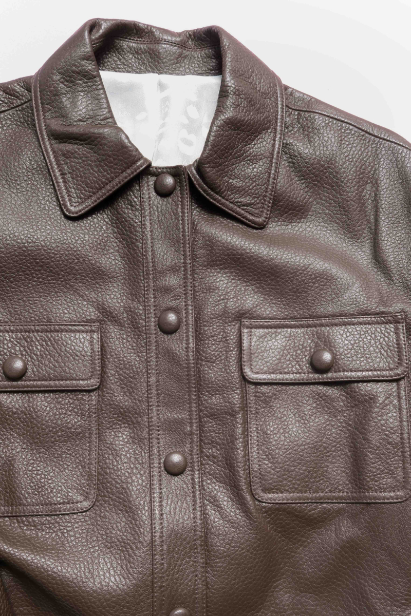 CAMPERA DE CUERO HOLLY // OVINO