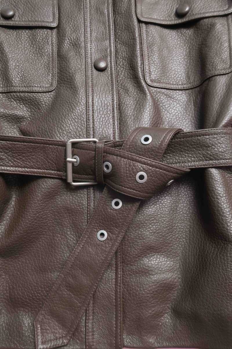 CAMPERA DE CUERO HOLLY // OVINO