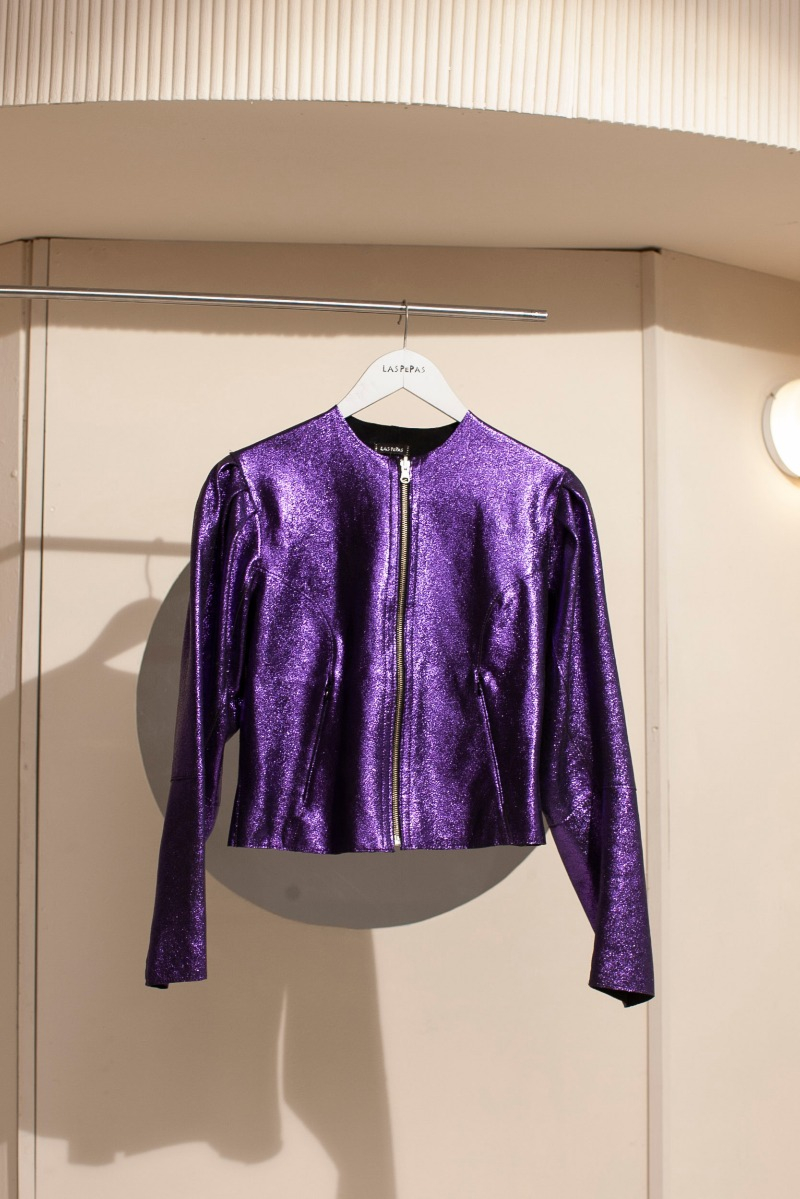 CAMPERA DE CUERO LESLIE // OVINO ITALIANO