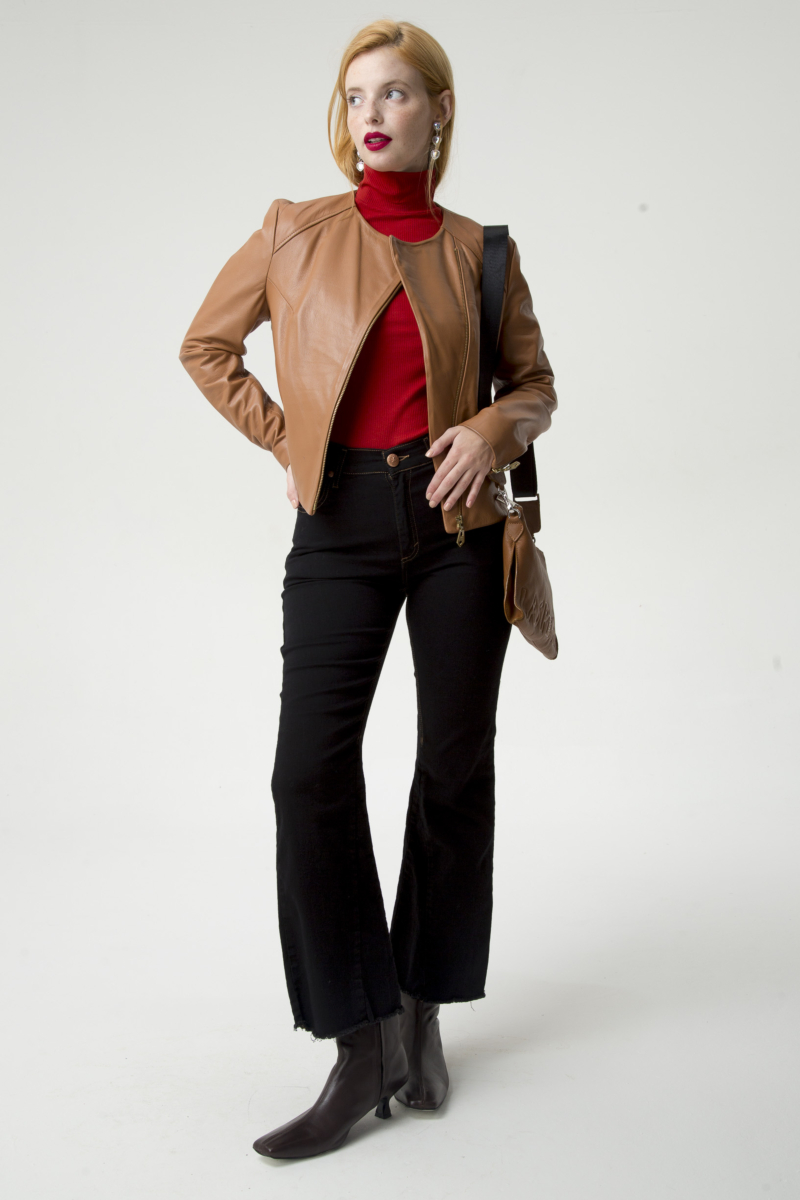 CAMPERA DE CUERO LUCY // OVINO ITALIANO