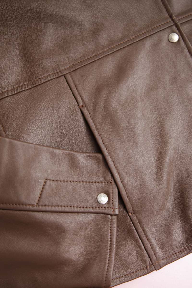 CAMPERA DE CUERO MIKO // OVINO ITALIANO