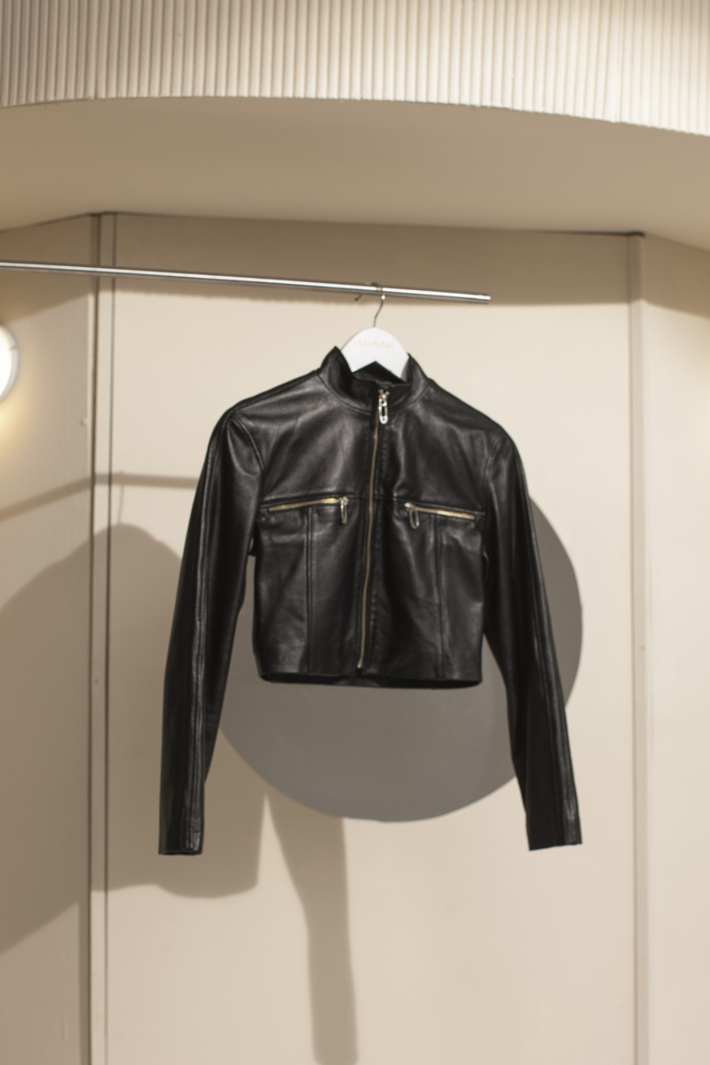 CAMPERA DE CUERO MOTOMAMI // OVINO ITALIANO