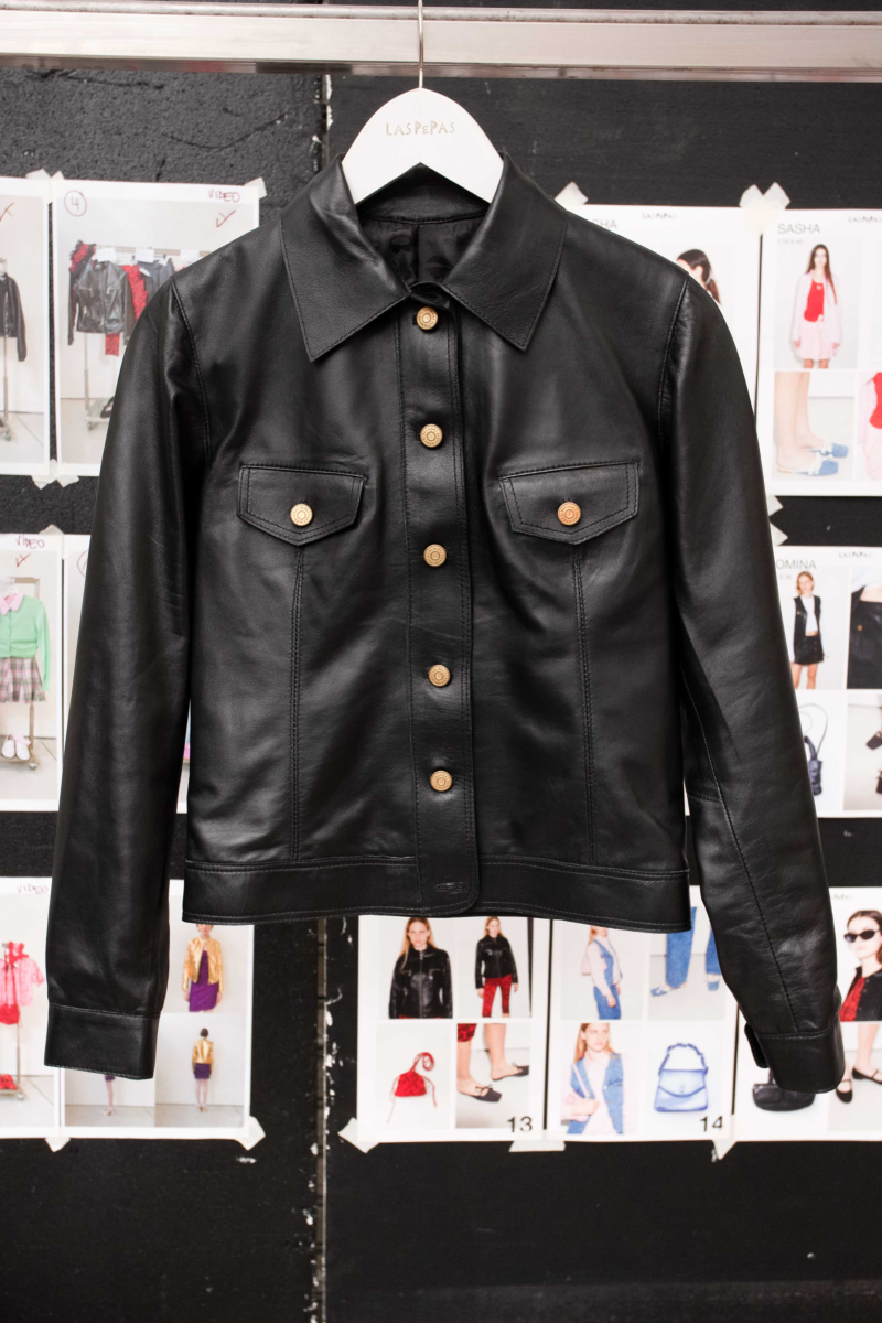 CAMPERA DE CUERO SARA//OVINO ITALIANO