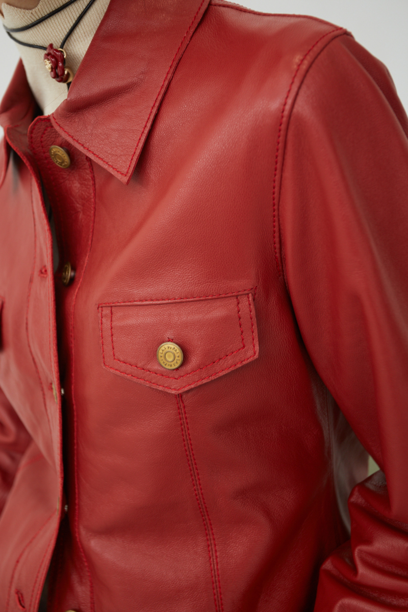 CAMPERA DE CUERO SARA // OVINO ITALIANO