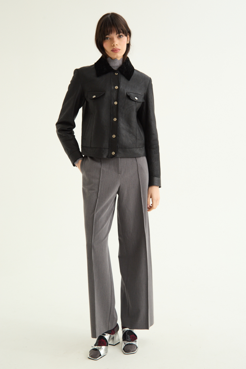 CAMPERA DE CUERO SARA NAPALAN 