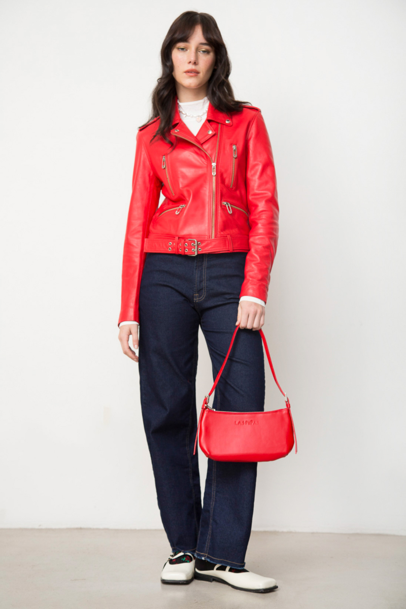 CAMPERA DE CUERO SOPHIE // OVINO ITALIANO