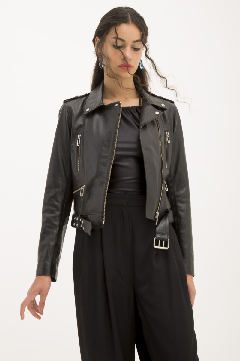 CAMPERA DE CUERO SOPHIE // OVINO ITALIANO
