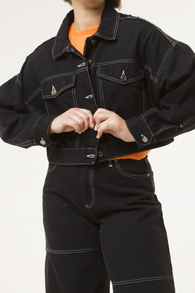 CAMPERA DE JEAN STELLA NOIR