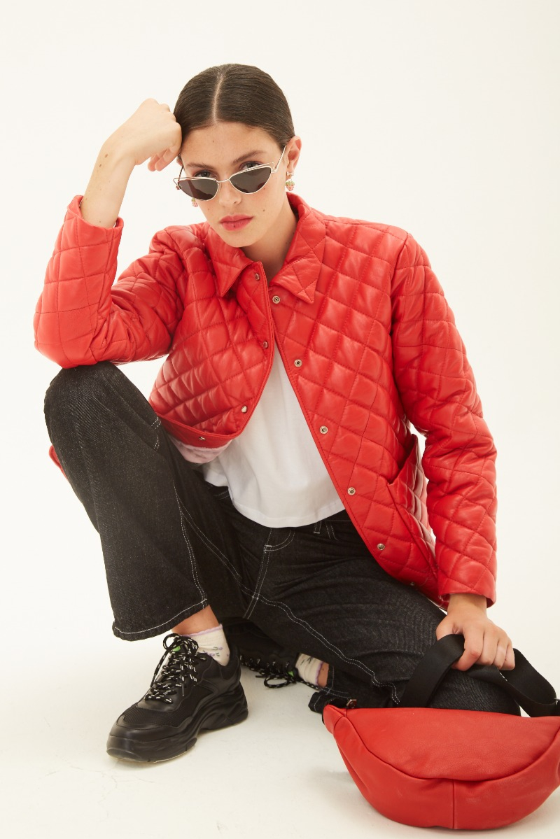 CAMPERA DE CUERO TANYA // OVINO ITALIANO