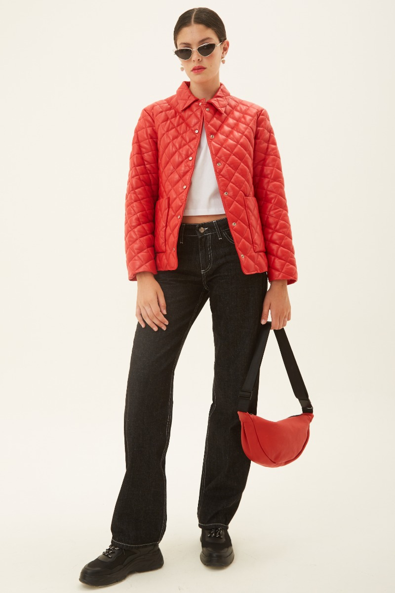 CAMPERA DE CUERO TANYA // OVINO ITALIANO
