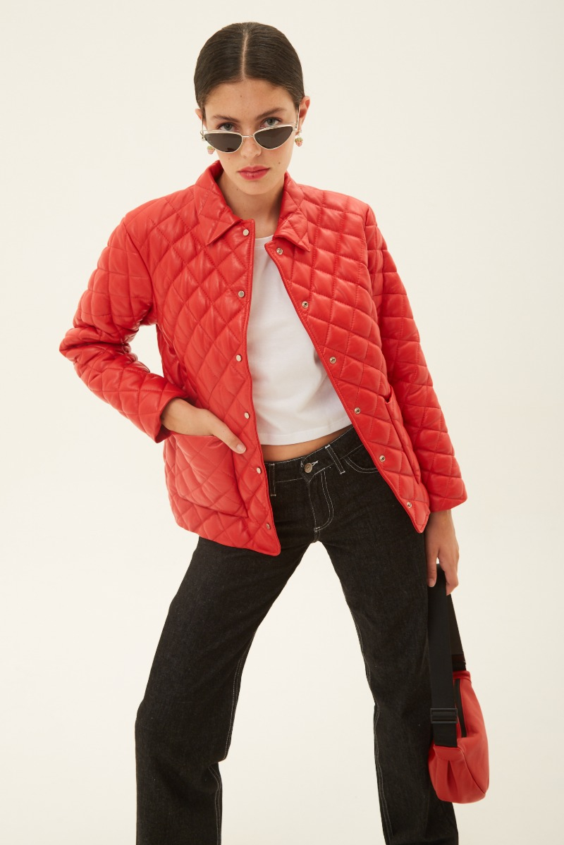 CAMPERA DE CUERO TANYA // OVINO ITALIANO