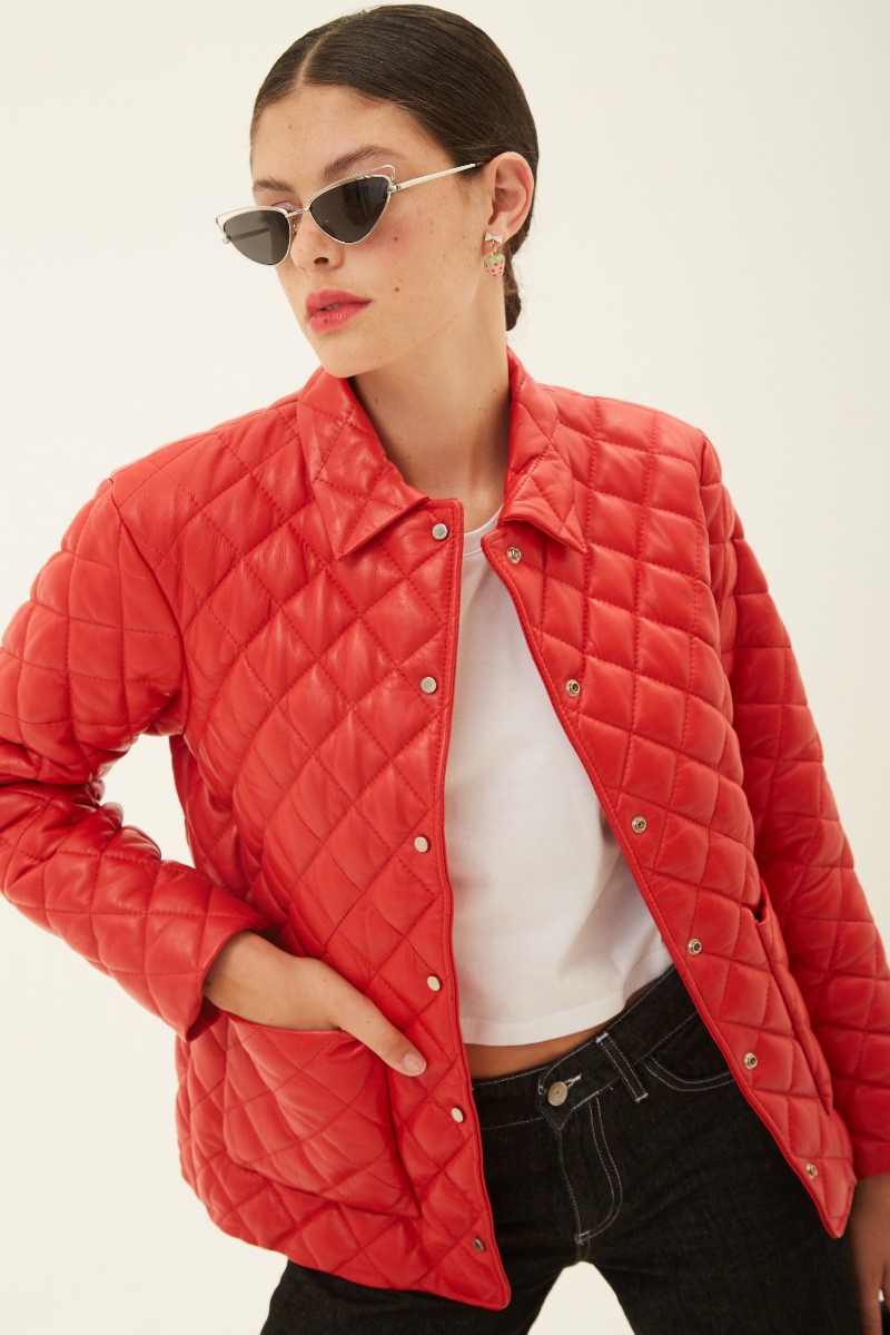 CAMPERA DE CUERO TANYA // OVINO ITALIANO