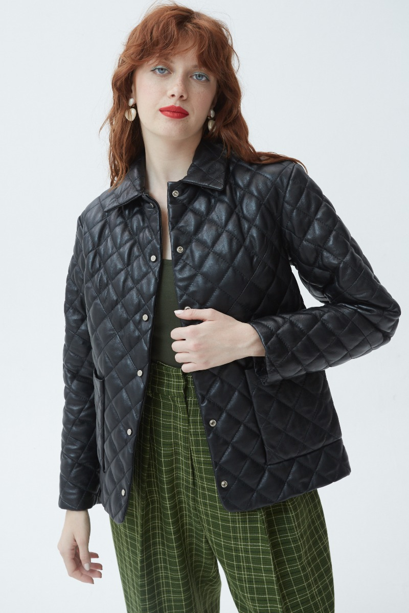 CAMPERA DE CUERO TANYA // OVINO ITALIANO