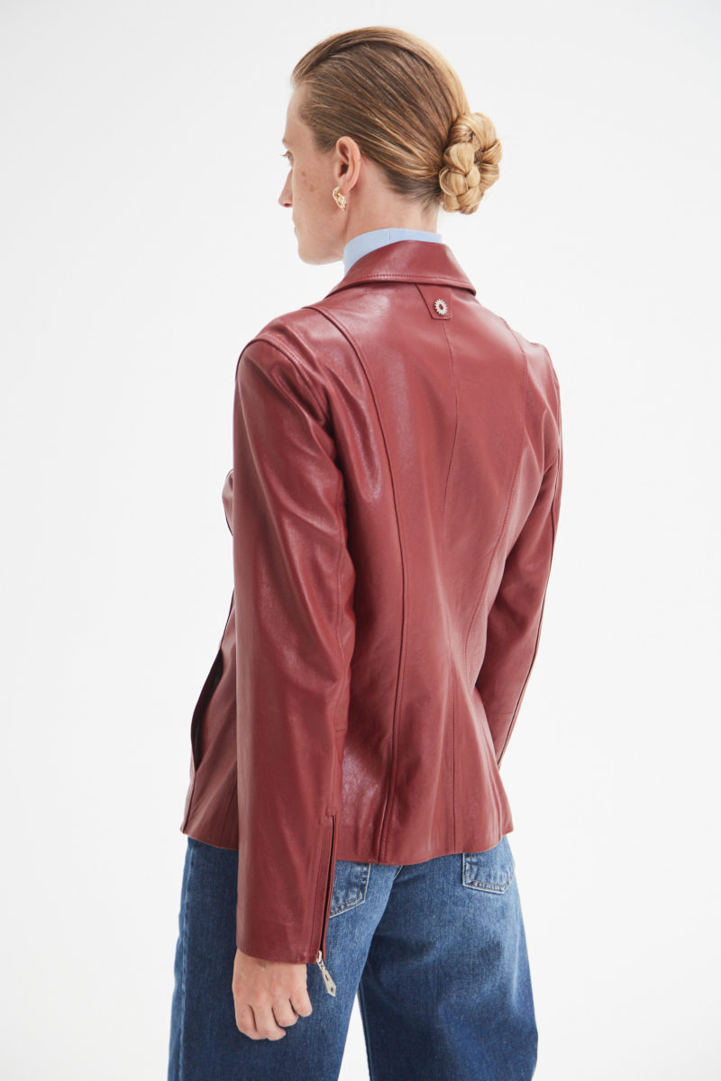 CAMPERA DE CUERO TRINY // OVINO ITALIANO