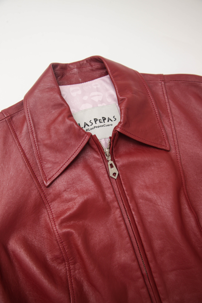 CAMPERA DE CUERO TRINY // OVINO ITALIANO