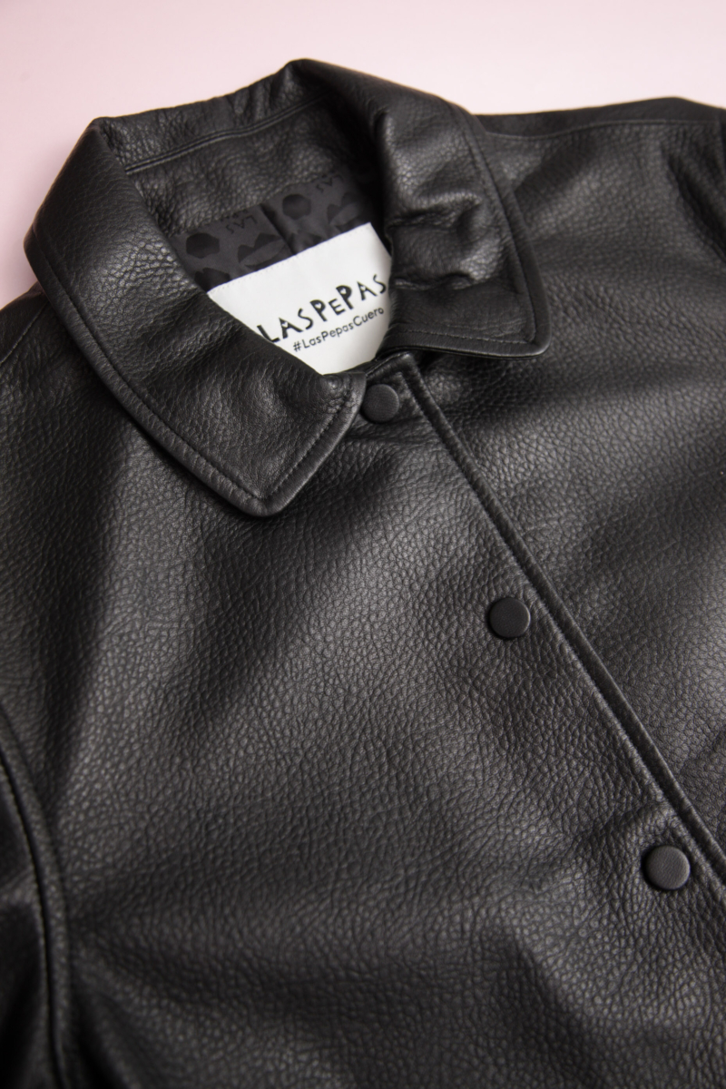 CAMPERA DE CUERO ZOE // OVINO