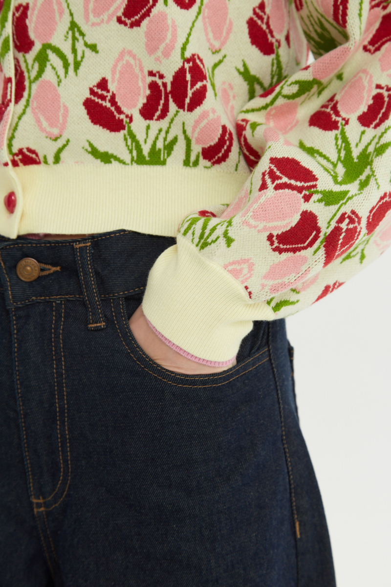 CARDIGAN TEJIDO ODETTE TULIP 