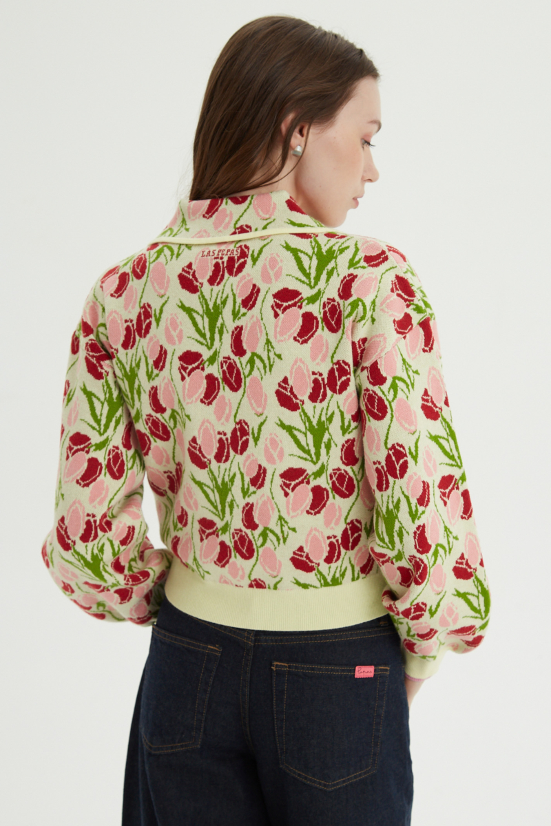CARDIGAN TEJIDO ODETTE TULIP 