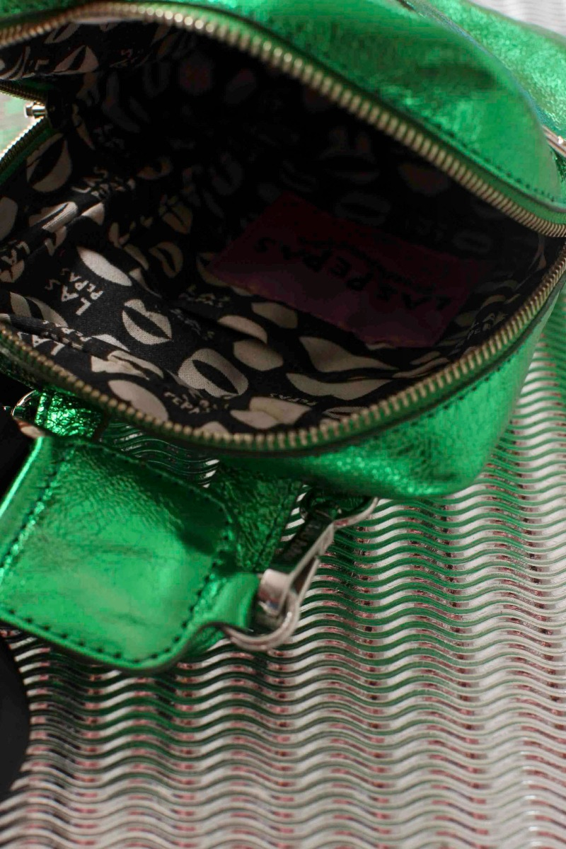 CARTERA DE CUERO IPIALES METALIZADA