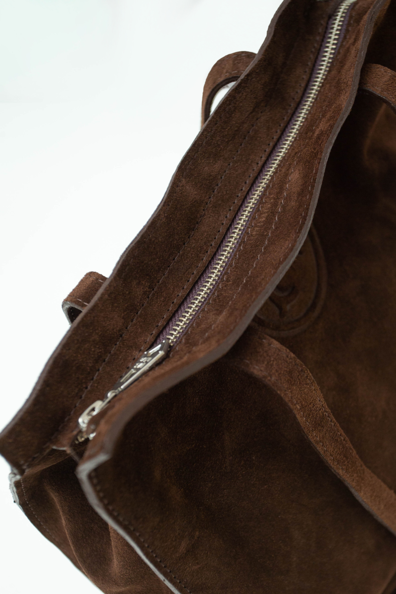 CARTERA DE CUERO LIMA GAMUZON