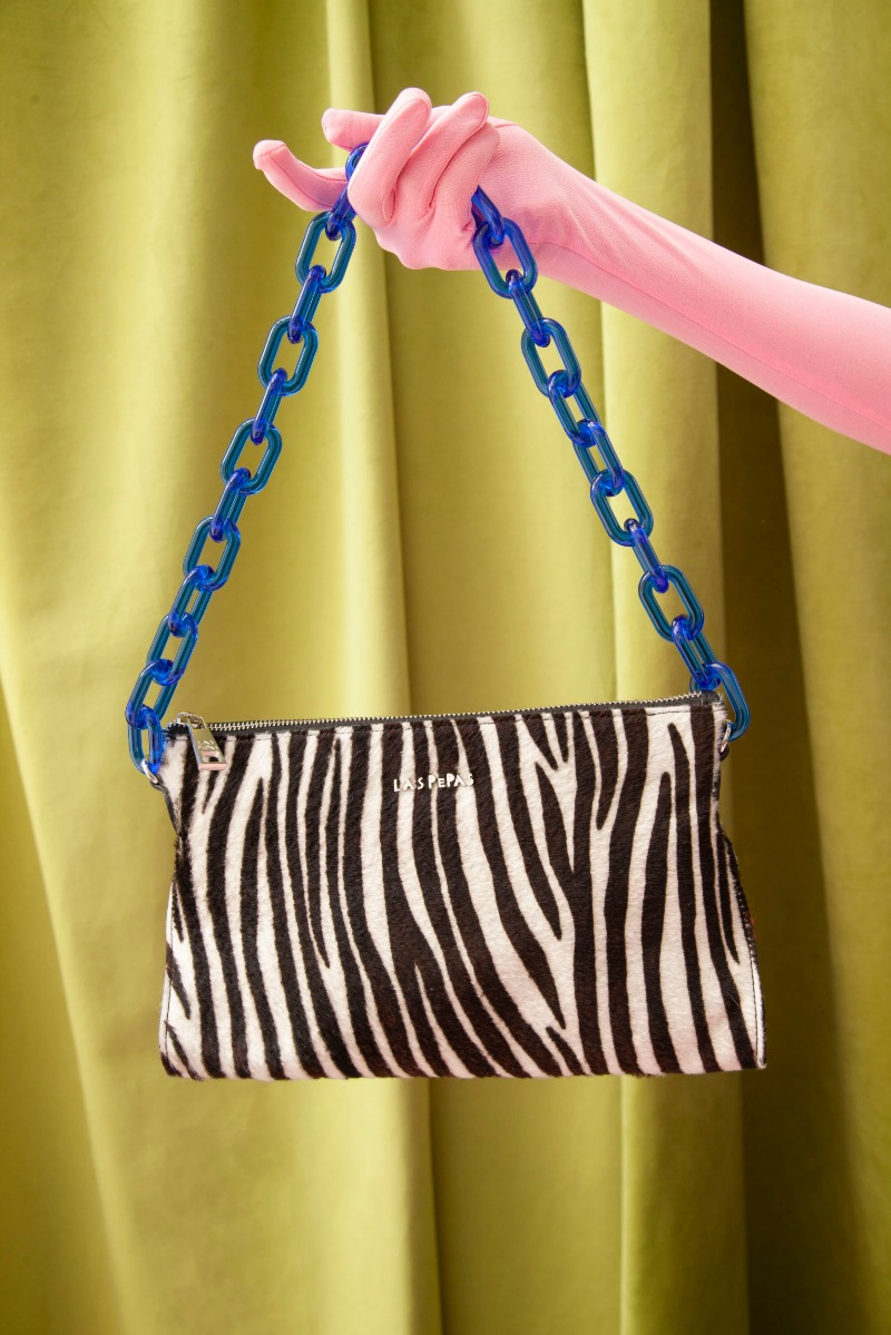 CARTERA DE CUERO MERESIAS ZEBRA