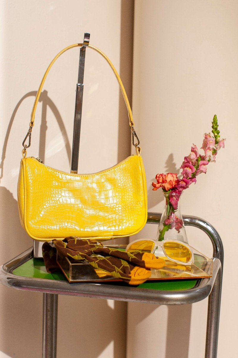 CARTERA DE CUERO POSITANO CROCO