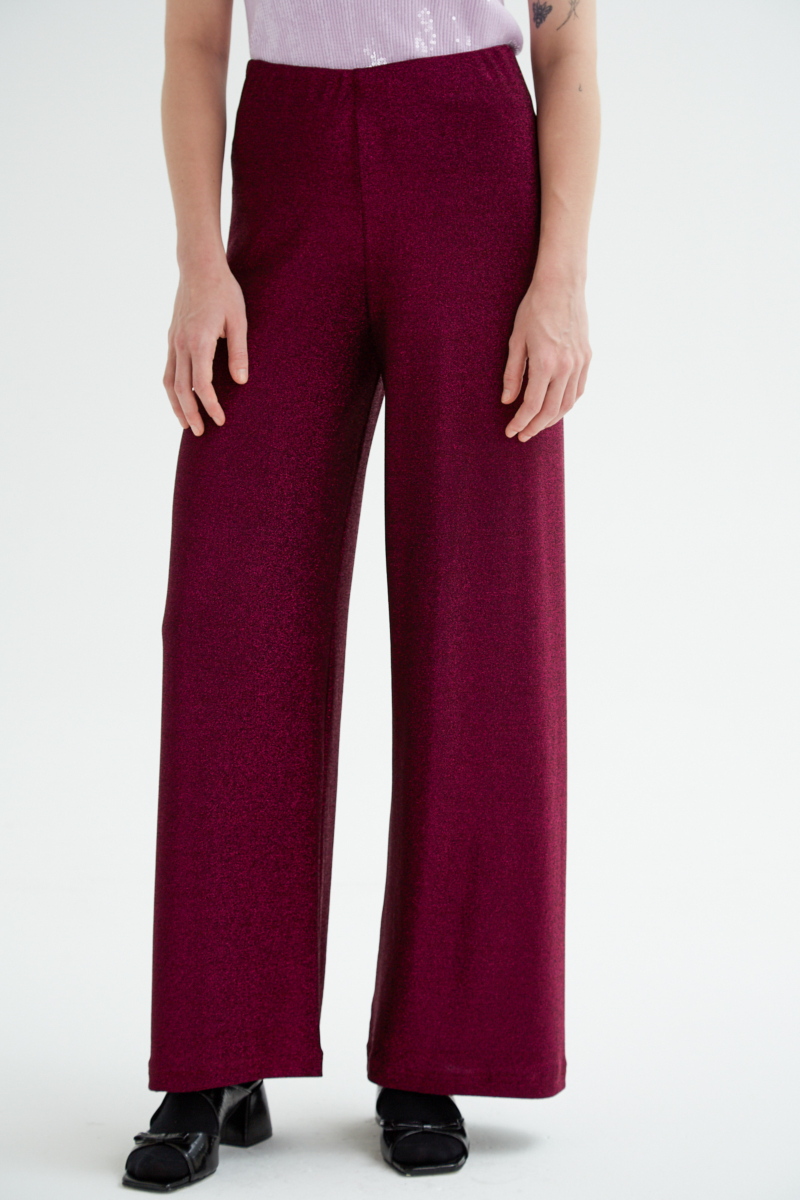 PANTALÓN PALAZZO ROSS LUREX