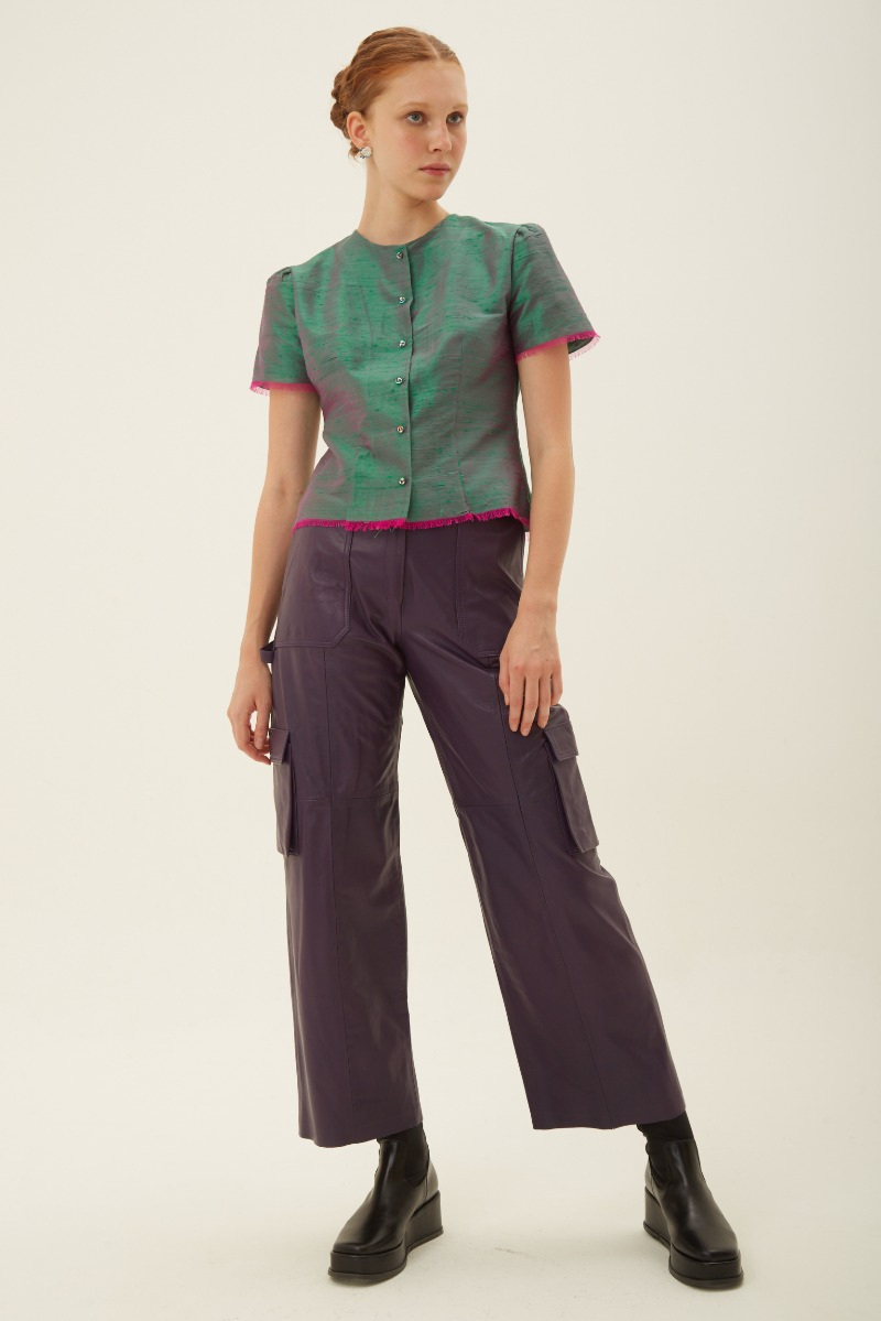 PANTALON DE CUERO BERNINA//VACUNO