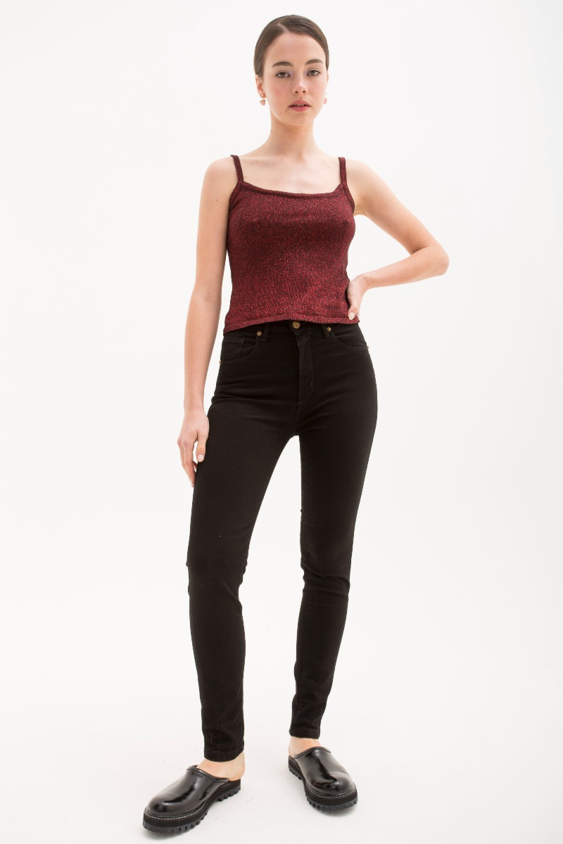 PANTALÓN DE JEAN CHUPIN COLOR MOSS HINCE