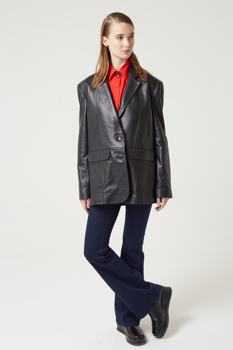 BLAZER DE CUERO JONES / OVINO ITALIANO