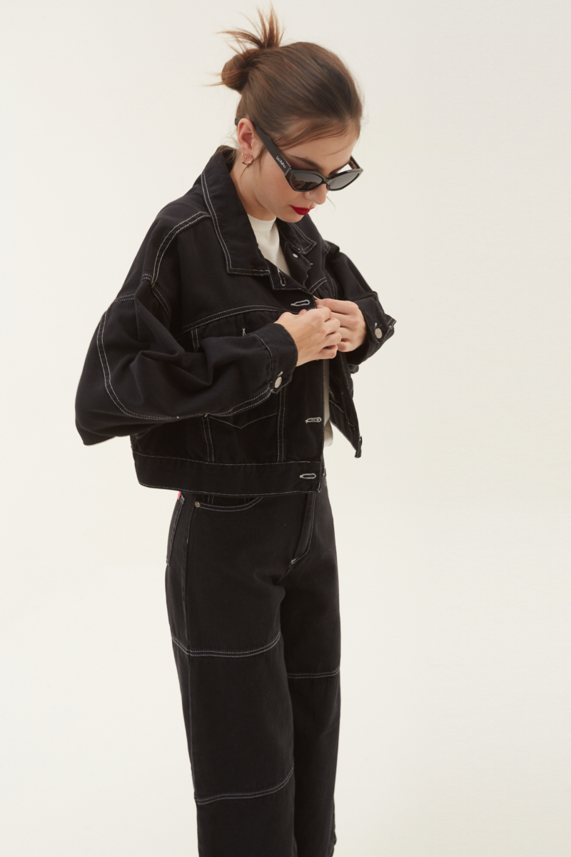 CAMPERA DE JEAN STELLA NOIR