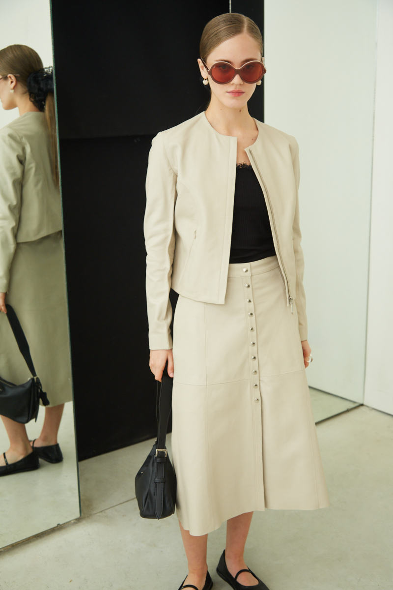 CAMPERA DE CUERO MARION // OVINO ITALIANO