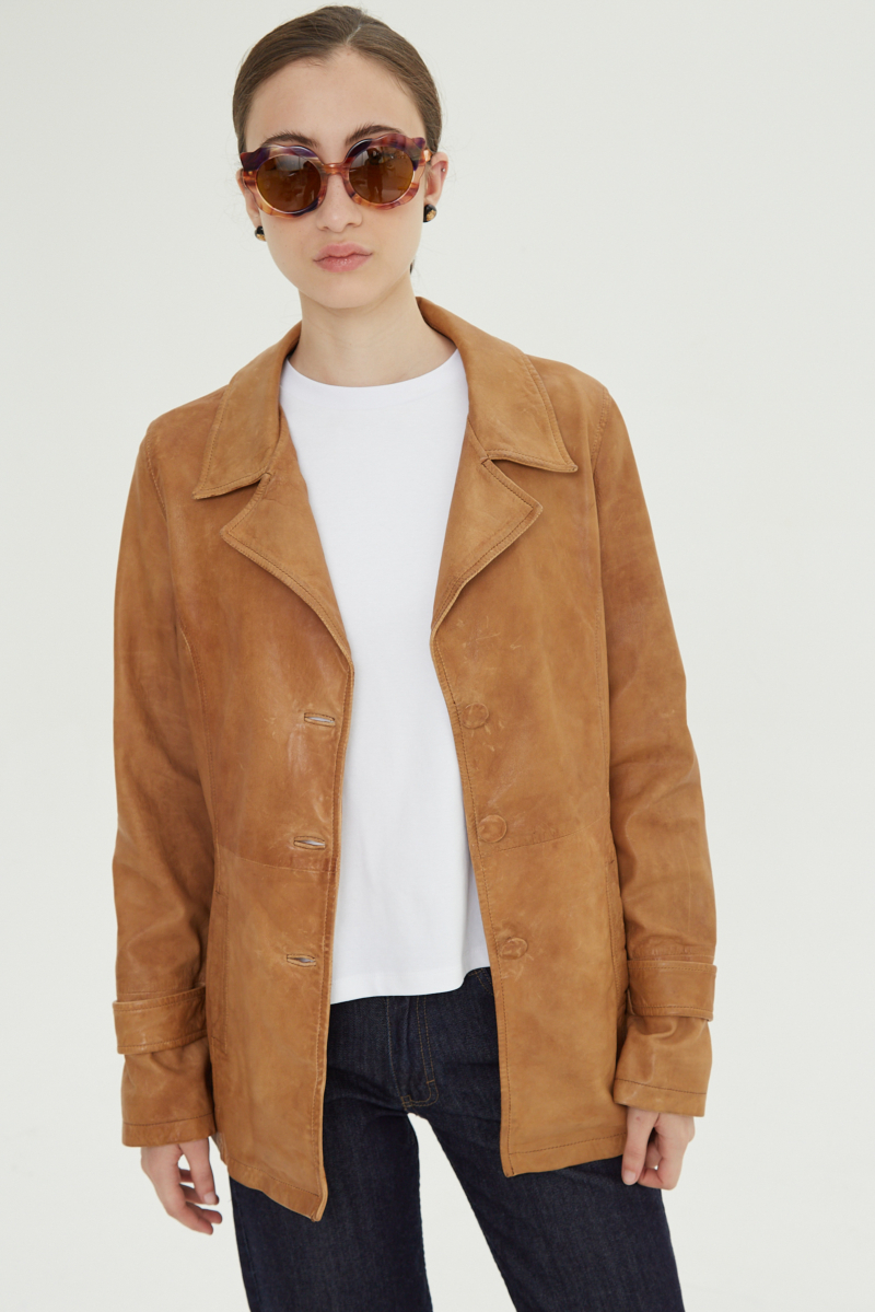 SACO DE CUERO HUNTER // OVINO