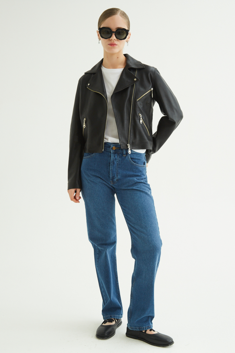 CAMPERA DE CUERO SCARLETT JUMBO // OVINO 