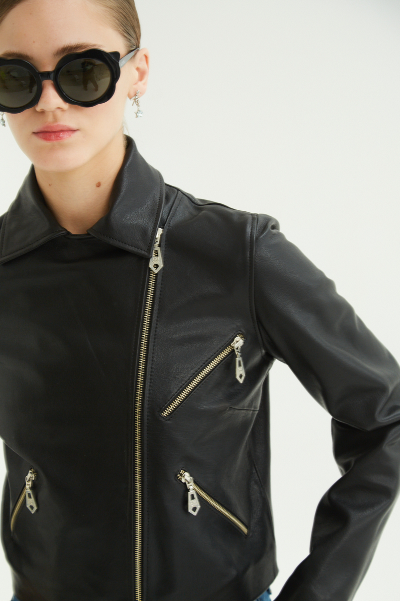 CAMPERA DE CUERO SCARLETT JUMBO // OVINO 