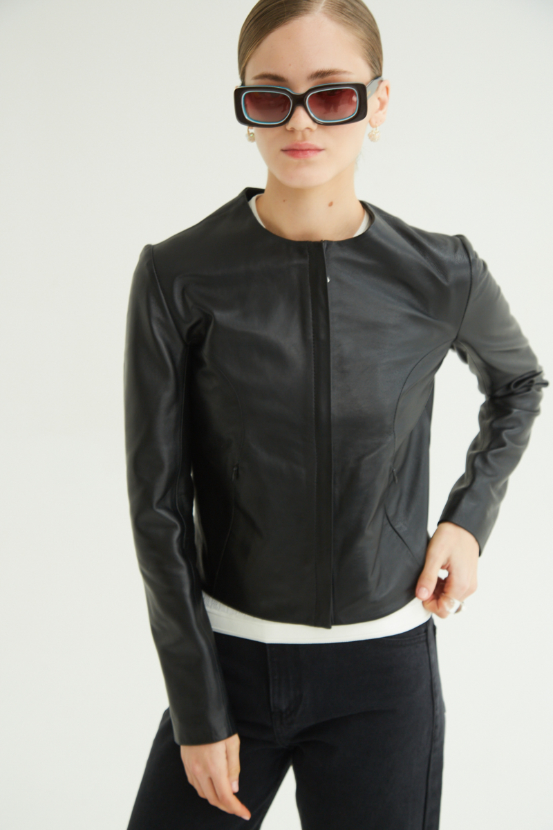 CAMPERA DE CUERO MARION // OVINO ITALIANO
