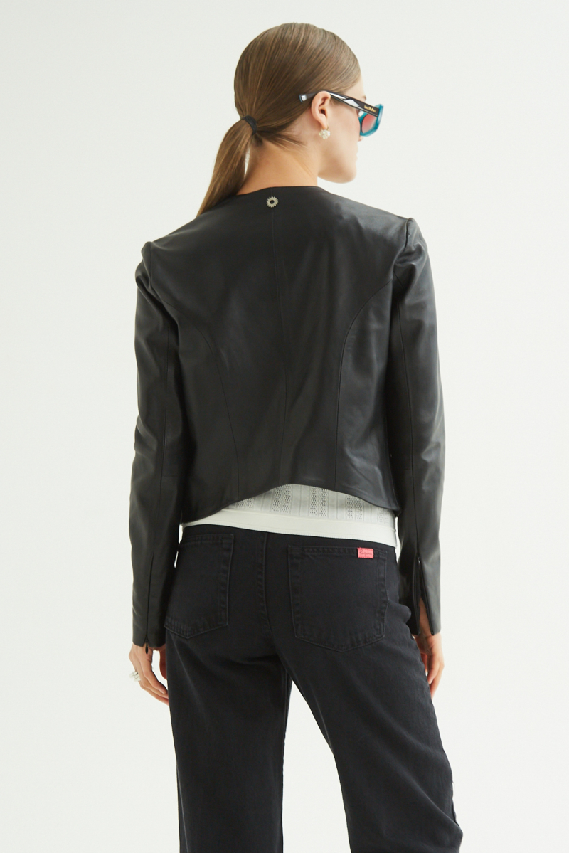 CAMPERA DE CUERO MARION // OVINO ITALIANO