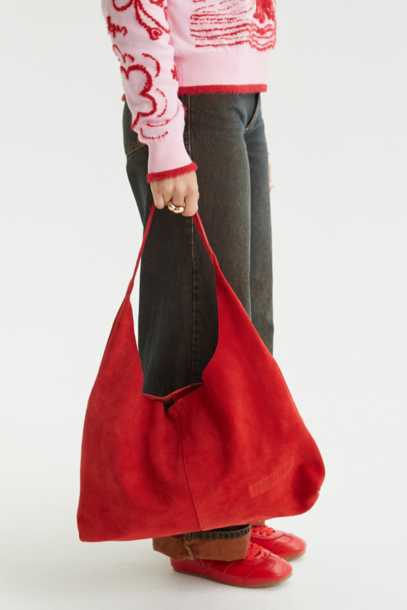 MAXI CARTERA DE GAMUZA JEREZ