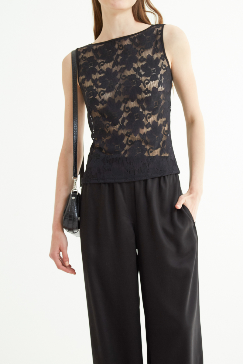 MUSCULOSA KASS ENCAJE