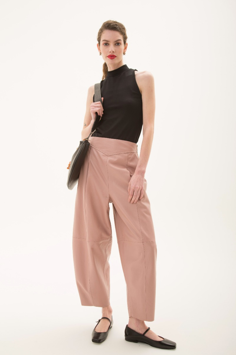 PANTALON DE CUERO BAO / OVINO ITALIANO