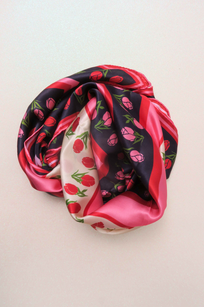 PAÑUELO DE SEDA TULIP