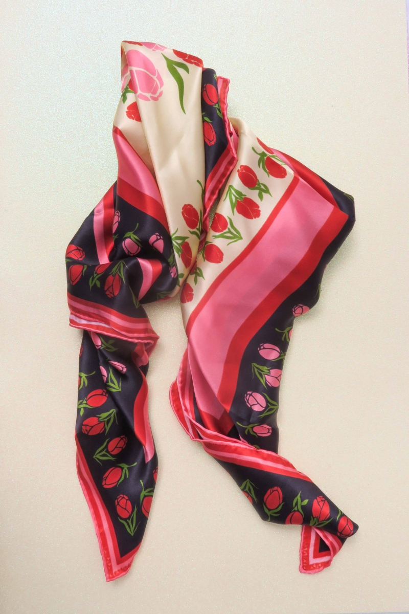PAÑUELO DE SEDA TULIP