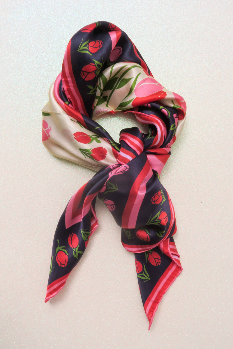 PAÑUELO DE SEDA TULIP