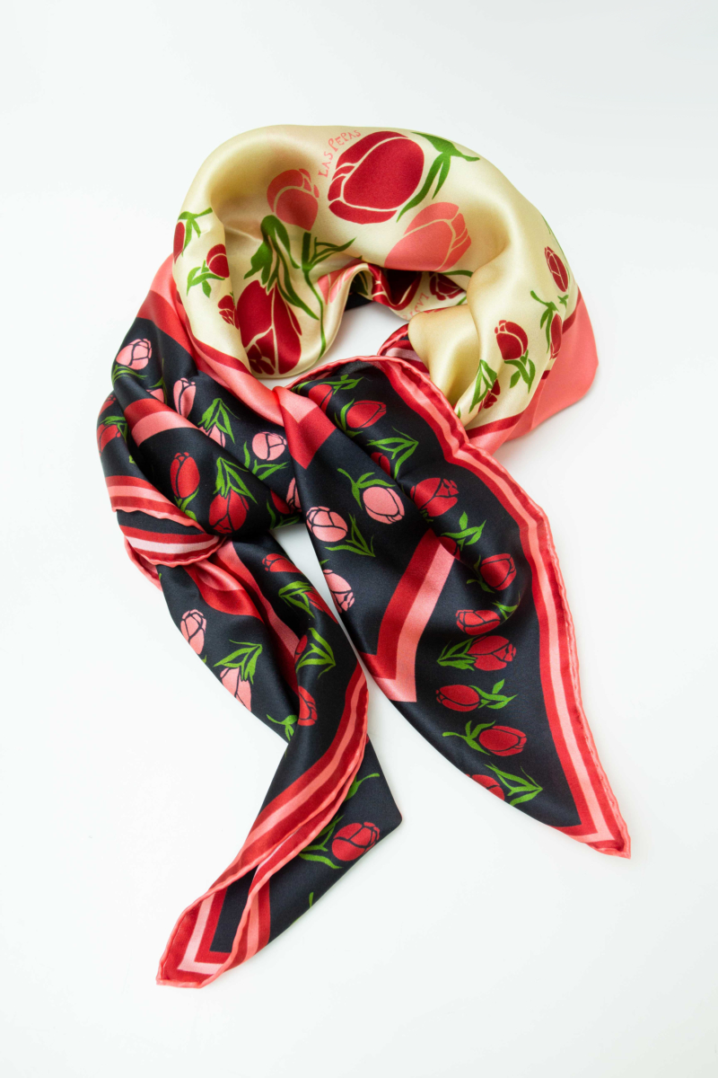 PAÑUELO DE SEDA TULIP