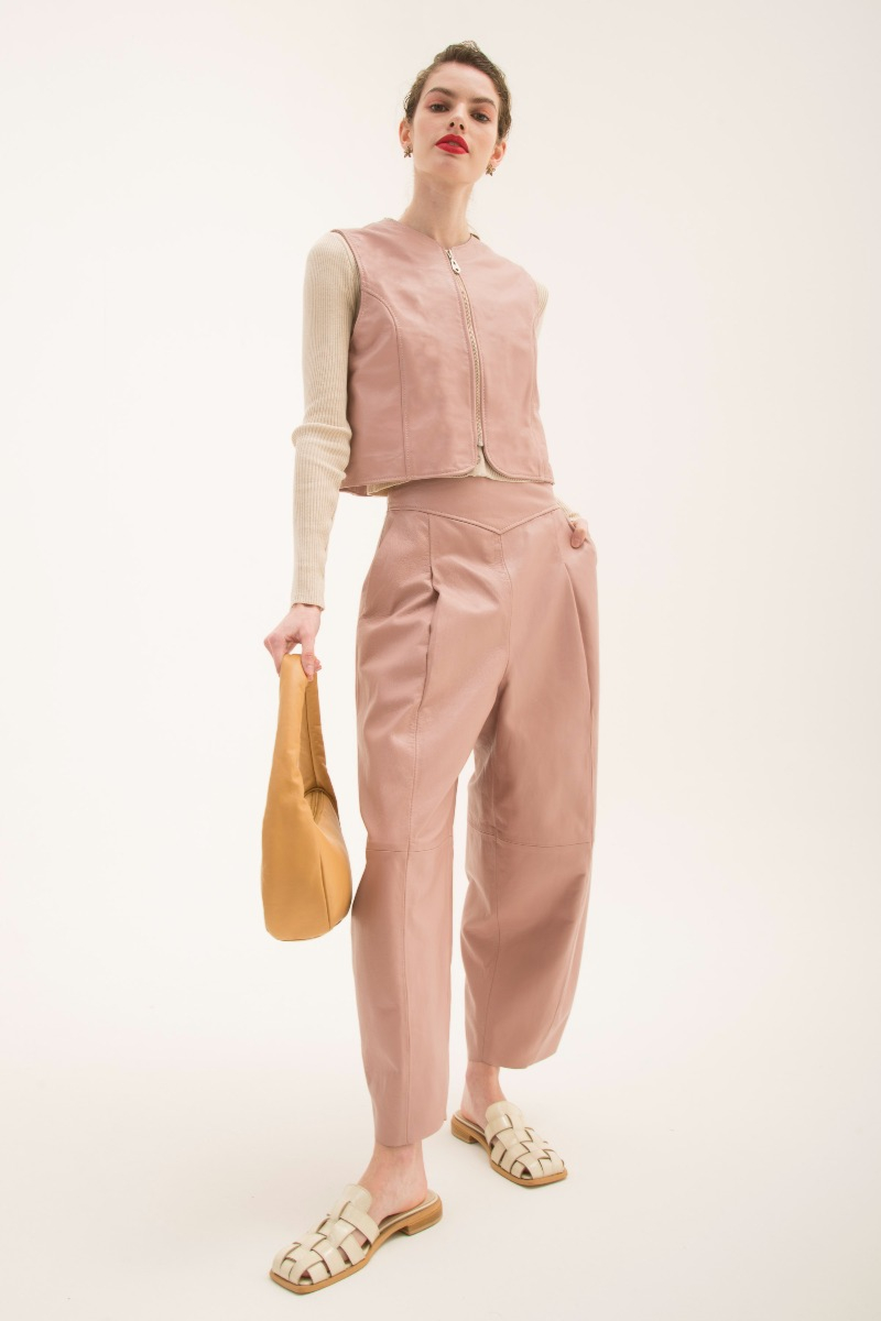 PANTALON DE CUERO BAO / OVINO ITALIANO