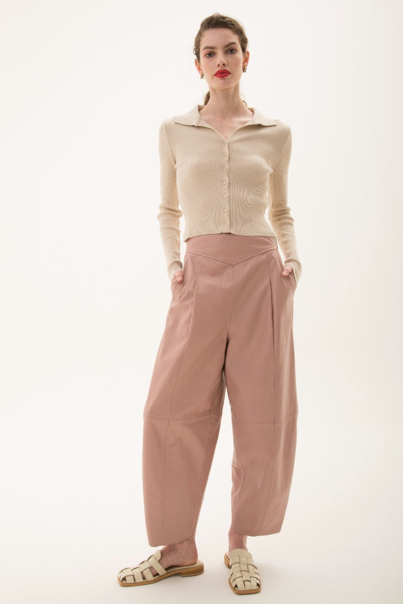 PANTALON DE CUERO BAO / OVINO ITALIANO