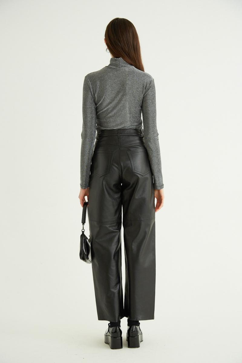 PANTALON DE CUERO LUNA / OVINO ITALIANO